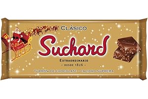 Suchard - Turrón de Chocolate Crujiente, 260 g - [Pack de 4]