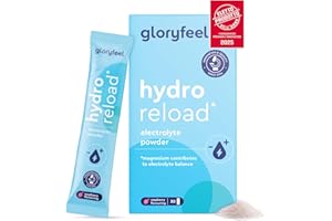 GLORYFEEL Elettroliti, Magnesio e Potassio, Eletto PRODOTTO DELL'ANNO 2025, Integratori Sali Minerali, Gusto Lampone, 30 Bustine, Integratore Sport, contro Stanchezza e Affaticamento, Senza Additivi, 100% vegan