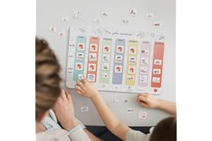 L'atelier gigogne Ma Jolie Semaine Option activités | Apprendre la Notion du Temps | diminuer Le Stress | se repérer dans sa Semaine | Personnaliser Son Emploi du Temps