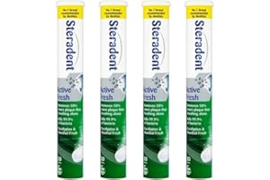 AUSOMECHOICE Staradent Active Fresh 30 Tablets (Pack of 4 Total 120 Tablets)