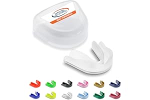 GAME GUARD Boil & Bite Mouth Guard/Gum Shield – Mouldable Mouthguard/gumshields - CE Approved, School Sports, Rugby, Hockey, Boxing, GAA, Martial Arts