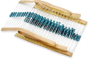 Innfeeltech 100 Pcs 1/2W 1% Toleranz 820 Ohm Metall Film Widerstand Widerstand für DIY Projekt und Experimente