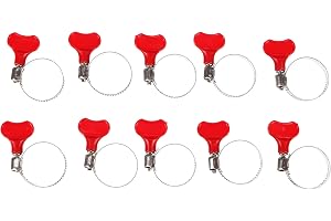 SIXTOL MECHANIC CONNECT 18–32 mm | slangklämmor med vinghandtag | 10 delar | rostfritt stål