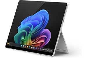 Microsoft Surface Pro (bez zasilacza) | Copilot+ PC | 13-calowy ekran dotykowy OLED | Snapdragon® X Elite (12 rdzeni) | 16 GB RAM | 512 GB SSD | najnowszy model, 11. edycja | platyna