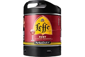 ‎HOPT Perfectdraft Fässer - Bier passend für Zapfanlage für Zuhause. Inklusive 5 Euro Pfand (Leffe Ruby)