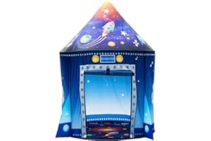 Benebomo Tentes pour Enfants Capsule Spatiale Tipi pour Enfants,Maison de Jeu pour bébé,Tente de Jardin,Meilleur Cadeau pour garçons et Filles Tente Rocket