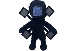 Super JAKES Skibidi Toilet Plush,Skibidi Toilet Plush Toy,Creative Funny Stuffed Anime Skibidi Toilet Plushies Dolls,Animal Figure Cuscini Regali da collezione per bambini Fan Aldults Compleanno