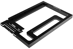 SABRENT Wewnętrzny adapter dysku twardego 6.3 cm do 8.9 cm, rama montażowa konwertera, 7 | 9,5 | 12,5 | 15 mm SSD i adapter SATA, wspornik montażowy SSD kompatybilny z komputerami stacjonarnymi i