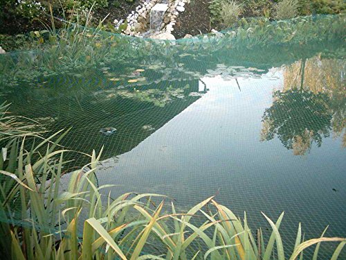 Teichnetz 3m x 6m Laubschutznetz Reihernetz Silonetz Vogelschutznetz Grundpreis pro m² 0,62€ - 2