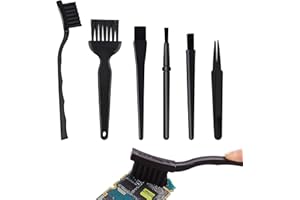 BANJIABB Kit Nettoyage Pc,Kit Nettoyage Ordinateur,Kit Nettoyage Clavier,Pinceaux Antistatiques,Nettoyage Ordinateur Pinceaux,Pinceau Nettoyage,Nettoyage Antistatique Pour Clavier Ordinateur 6 Pièces