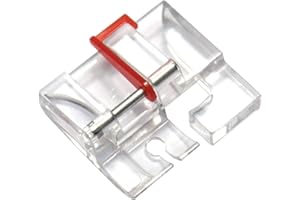 DreamStitch Unique Curve Stitching Presser Foot 1/4" for All Low Shank Machine Pfaff,HusqvarnaViking,Brother,Janome New Home,Kenmore,Singer,Babylock,JUKI and Janome High Shank Machine