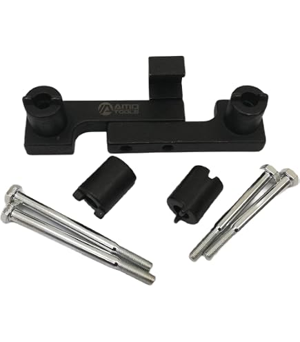 The Lord of the Tools 1PC Clé de Blocage de Poulie d'arbre à Cames de Distribution de Moteur Compatible avec Ford 2.5 Compatible avec Volvo 2.0 2.4 OE 999 5433 25,5 X 8,8 Cm Argent