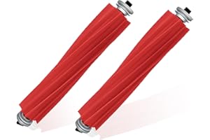 SXTDKMJ 2 Stück Zubehör für Roborock Original Zubehör, Trennbare Rubber Hauptbürste Hauptbürsten Zubehörset Ersatzteile Rollen Bürste für S7/S7 Maxv/S7 Maxv Ultra/S7 Max Ultra/S7 Pro Ultra/Q Revo