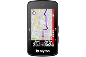 Bryton Rider 750SE Ordinateur de vélo GPS à écran Tactile Couleur LCD 2,8", Carte UE Hors Ligne, Compatible avec Le Radar de vélo, 40 Heures d'autonomie, Navigation avec trajectoire Courbe par Virage