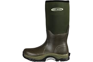 Dirt Boot Neoprene Wellington Muck Boot Pro-Sport Unisex (5 UK, Green, numeric_5)