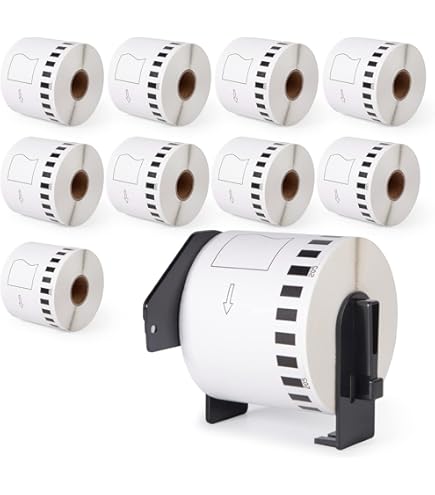 Étiquettes Compatibles Brother DK11202 - 62x100 Mm - 300 Unités
