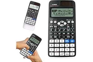 Lotvic FX-991EX Scientific Calculator, 552 Functions Scientific Calculator, 10+2 Digits Written Display Calculators, Portable Calculators for Students, Teachers, Business, School, Office (Black)