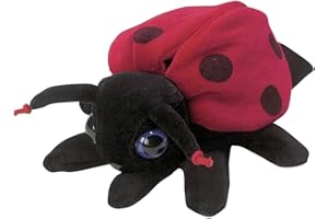 HAPE Beleduc Marionnette Coccinnelle - Marionnette à Main pour Enfant 3 Ans et Plus - Jeu Histoire de Peluches - Développe Communication, Imagination et Attention de l'enfant - Douce et Amusante