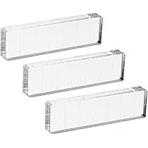 5 x 3.5 Acrilico Timbro Blocco,Cancella Stampaggio Blocco con Griglia