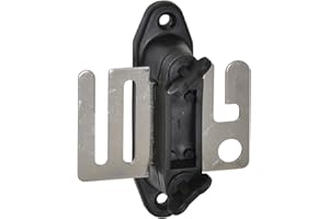 VOSS.farming Set 4 x Isolateurs de poignée pour Ruban + 4 plaques de raccordement en Acier Inoxydable