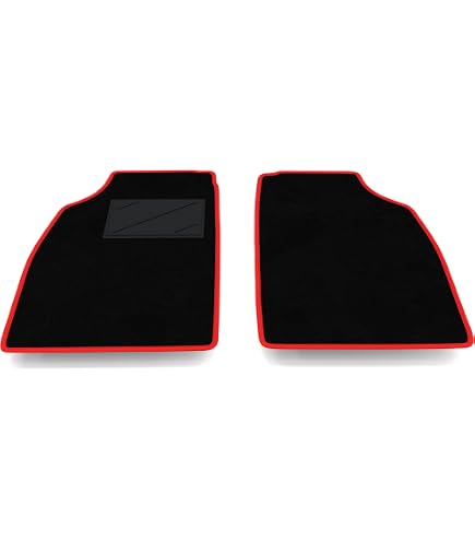 Set De Tapis De Voiture Sur Mesure Pour Ligier JS50 3 Portes (2010-2025) - Moquette Noire, Broderie Sport, Antidérapant - Fabriqué En Italie - 2