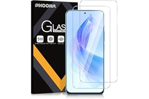 Phoona Verre Trempé pour Honor 90 Lite 5G, Lot de 2 Vitre Film Protection écran Compatible avec Honor 90 Lite, Dureté 9H, Ultra Clair, Anti-Rayures, Facile à Installer(6,7'')