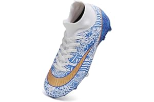 VTASQ Scarpe da Calcio per Ragazzi in Erba Artificiale, Scarpe da Ginnastica per Interni ed Esterni, Scarpe da Calcio, Unisex