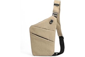 ACUYE Anti Theft Bag Chest Bag for Men Women Anti Theft Crossbody Bag Personal Flex Bag Anti Theft Sling Bag Multi Pockets Chest Shoulder Backpack