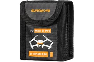 ZJRXM Mini 3 Pro Étui de protection pour batterie DJI Mini 3 Pro Drone - Anti-explosion - Ignifuge - Pour batterie DJI Mini 3 Pro - Pour 1 batterie