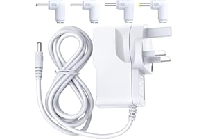 BOEEA Universal 6V Power Cord Compatible with VTech Baby Monitor Models DM221, DM221-2, DM223, DM251, DM111, DM112, DM222, DM271 (Parent Unit Only) – Replacement Charger Adapter with 5Ft White Cable UK Plug