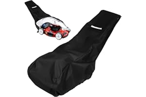 BYZESTY Pokrowiec ochronny na kosiarkę, wodoszczelna, wiatroszczelna, do dużych obciążeń, Oxford, ochrona przed promieniowaniem UV, pyłoszczelna, ze sznurkiem do ściągania, torba do przechowywania, kolor