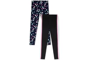 LiKing Leggins Bambina Pantalone Scalda Cuore Danza Bambina,Pantaloni Felpati Bambina 6-16 Anni, 2/3er Pack 4539