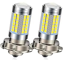 1PC 6V 12V P26S 2525 LED Lampadina Anteriore Del Faro Moto