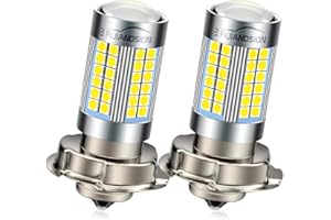 Ruiandsion 2pcs P26S LED lampadina da DC 12V luminosa eccellente 3030 66SMD chipset con la lampadina LED bianco 6000K proiettore per il motociclo della motocicletta faro