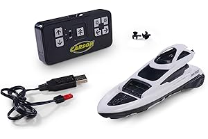 Carson Modellsport Nano Racer Yacht RC Motorboot RTR, Weiß