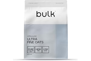 Bulk Avena Instantánea, Sin sabores añadidos, 1kg, 20 Dosis