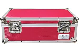ZILLA BY NEO MEDIA Zilla Red 7" LP Single Vinyl Record Aluminium DJ Flight Carry Case Holds 500 Tough Strong