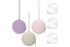 RHHGHY 3 silikonowe uchwyty na smoczek, żeński uchwyt na smoczek, uchwyt na smoczek Mam, silikonowy uchwyt na smoczek, bez BPA, łatwy do czyszczenia