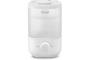 LEVOIT Humidificador Bebés Mocos y Tos, 2.5L Cool Mist Hasta 25H para Dormitorio, 23dB Silencioso, para Bebés, Habitación de Niños, Boquilla Giratoria de 360°, Apagado Automático, sin BPA