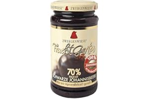 Zwergenwiese Bio FruchtGarten Schwarze Johannisbeere (6 x 225 gr)