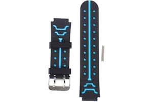 ibasenice Correa de reloj de silicona de 16 mm para niños, de cambio rápido, para relojes inteligentes y relojes, incluye herramienta de barra de resorte