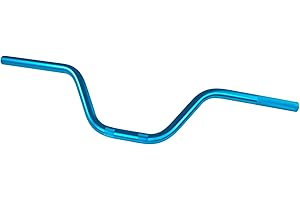 A-PRO Aluminium Lenker Motorrad universal Naked hoch Falten 22mm Blau