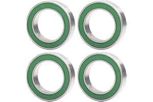 FUSHIBEARING 18287-2RS Ball Bearing, 18x28x7mm Steel Balls Double Sealed, 18287 RS for Bicycle Hub Front Rear Hubs Wheel Repair Parts, (Pick of 4Pcs)