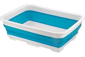 DASHMESH ONLINES Folding Collapsible Washing Up Bowl 10 Litre Wash Basin