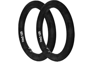 M365Lyon - Chambre à air 14x2.125 14 Pouces Valve coudée pour Draisienne, Vélo Pliable, Poussette, Vélo Enfant Compatible 14 Pouces Balance Bike (2 Tube)