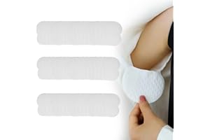 JRJRN 60Pcs Absorbent Ultrathin Anti Sweat Pad, Large Self Adhesive Underarm Sweat Shields, Disposable Armpit Odor Absorbing Patch, Deodorant Invisible Sweat Patch, Underarm Perspiration Pads for Men Women
