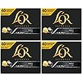 L'Or Forza, Onyx, Or Ristretto Coffee Pods 40's (Nespresso Compatible Coffee Capsules) (L'Or Onyx, 4 x 40 Pods)
