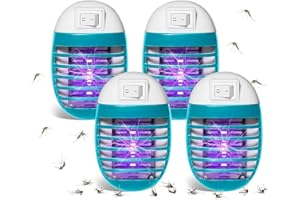 GOUSHY Professionnel Anti Mouche Electrique,Anti Moustique Lampe,électrique Insecticide,électrique avec lumière UV,Destructeur de Mouches Intérieur,Moustique Attrape Mouche pour intérieur