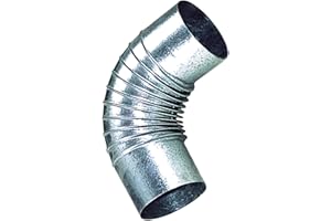 WOLFPACK LINEA PROFESIONAL Codo Estufa Galvanizado de 110 mm. 90°.