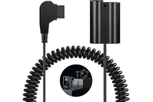 NEEWER D Tap vers EN-EL15 Batterie factice avec câble pour Batterie V-Mount, Alimentation Continue Stable pour Nikon Z8 Zf Z6 Z6II Z7 II Z5 D850 D810 D810A D780 D750 D610 D500 D7500 D7200, VP-EP5B